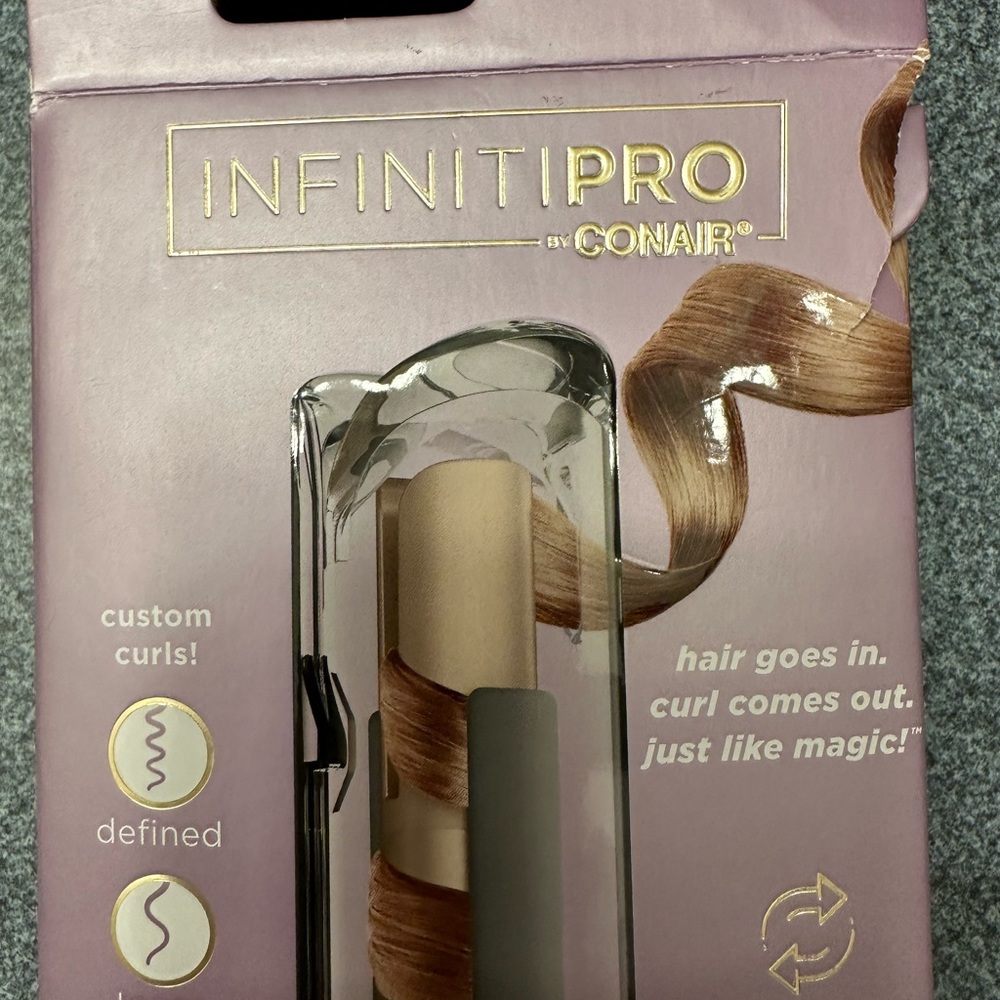 Brand new INFINITIPRO BY CONAIR Curl Secret Automatic Curling Iron - 3/4 barrel - Picture 3 of 15